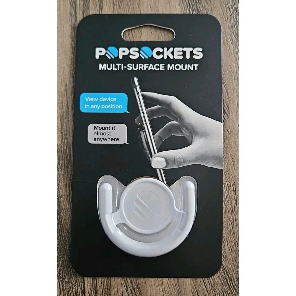 THREE PopSockets Mount, Wolf Popgrip & Bubblegum Giraffe Poptop